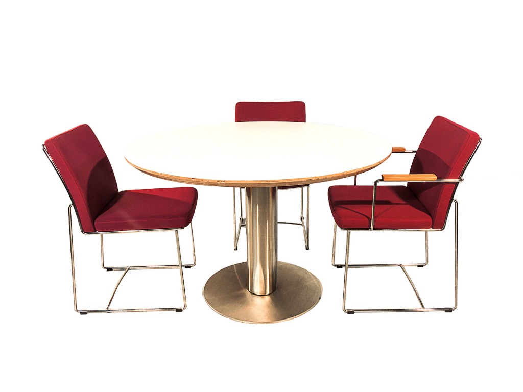 Orvieto Ronde tafel met wit blad