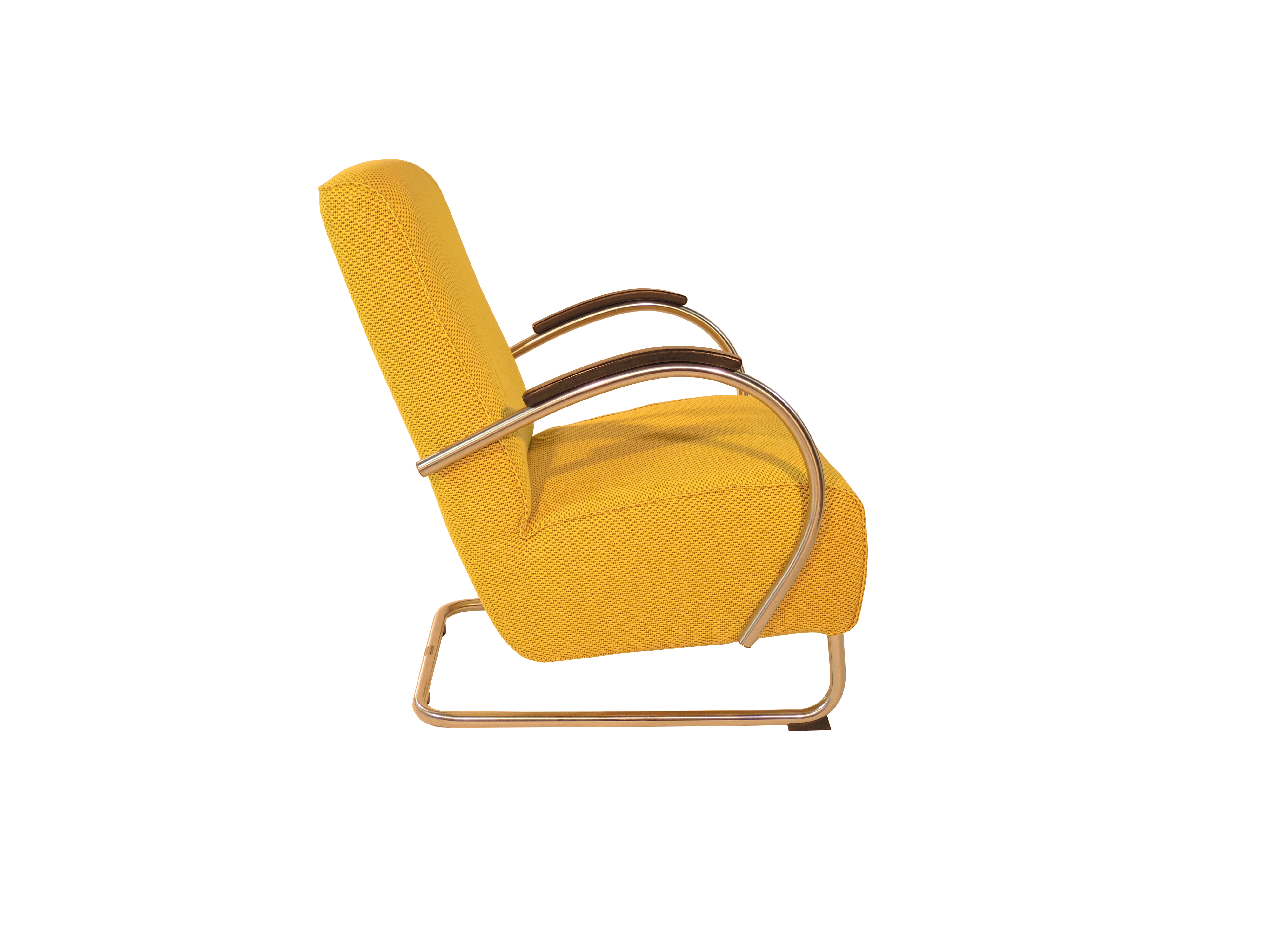 Retro - Design fauteuil, met onderstel en uniek design