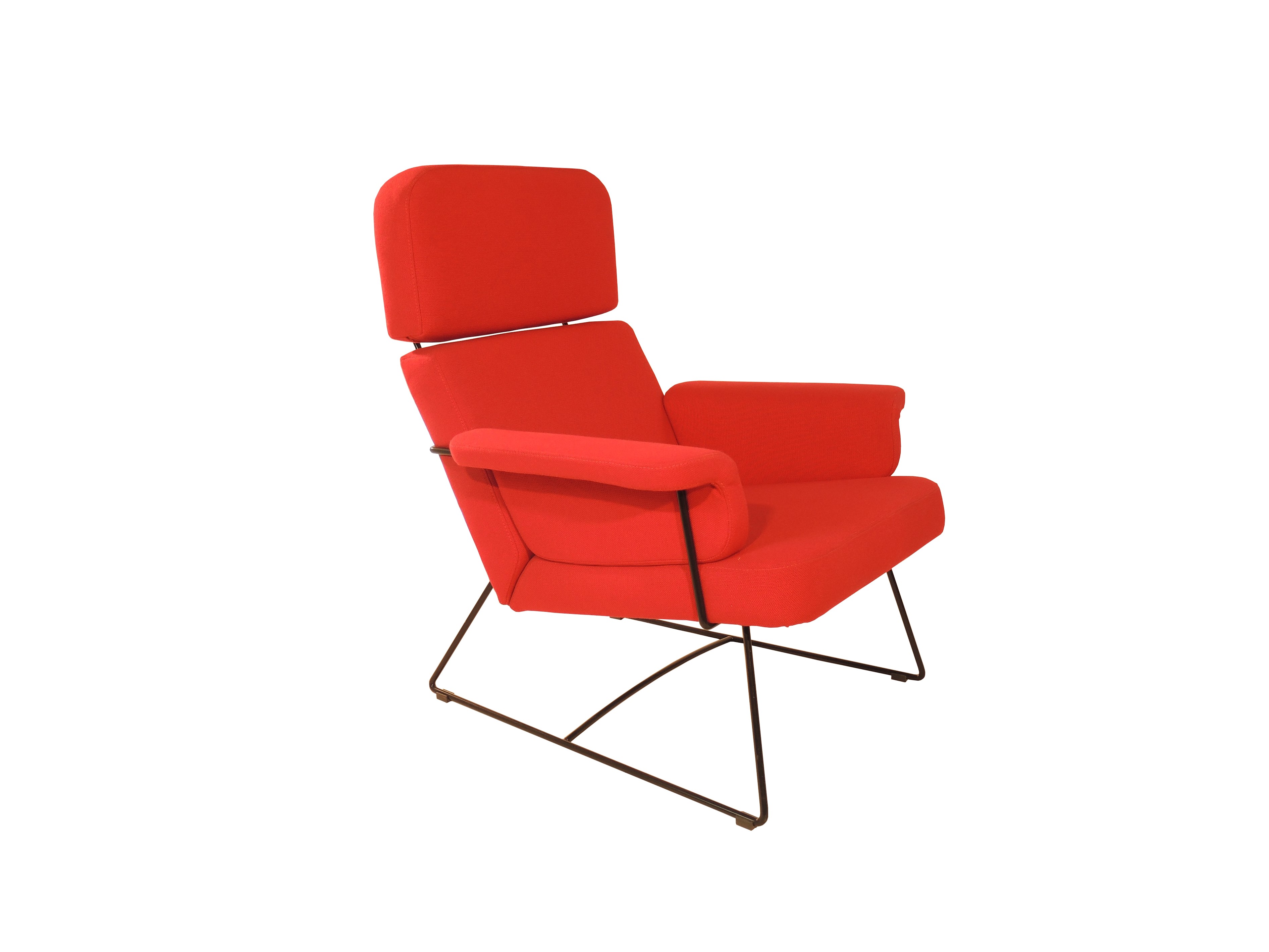 Uno - Design fauteuil, met zwart onderstel